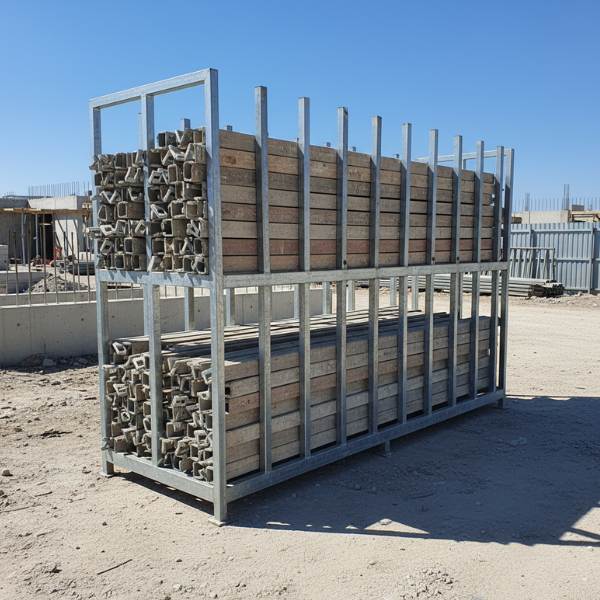 Rack échafaudage pour plateaux